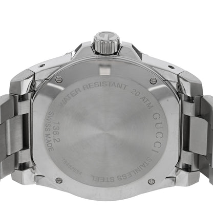 Gucci Stainless Steel 45mm Dive GMT Quartz Watch Black 4 of 5