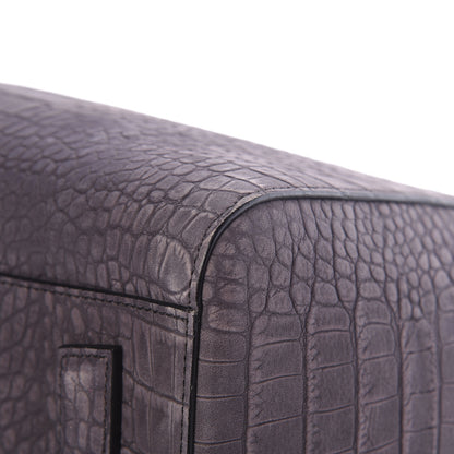 Givenchy Nubuck Crocodile Embossed Medium Antigona Brown 10 of 18