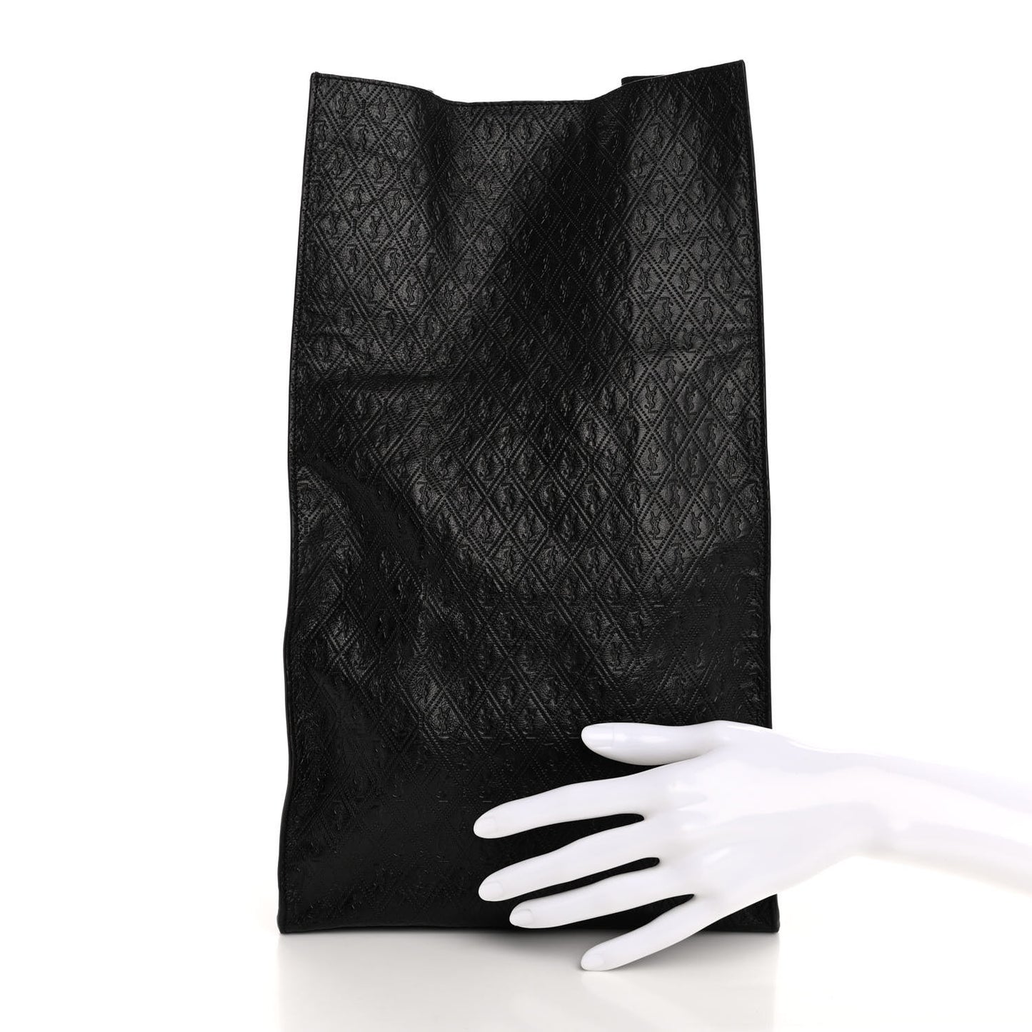 Calfskin Monogram Deli Paper Bag Vintage Black
