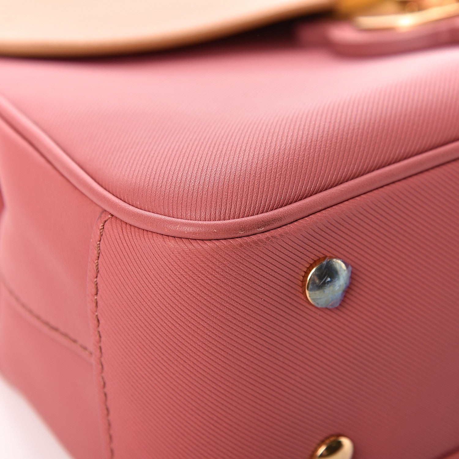Burberry Trench Calfskin Medium DK88 Top Handle Bag Blossom Pink Pale Clementine 10 of 15