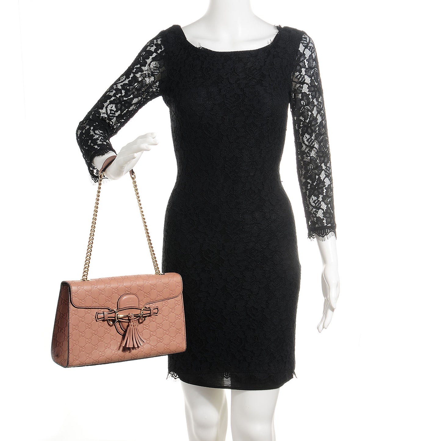 Guccissima Medium Emily Chain Shoulder Bag Camelia