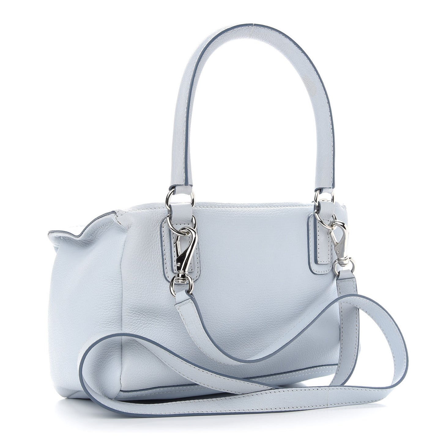 Sugar Goatskin Small Pandora Baby Blue