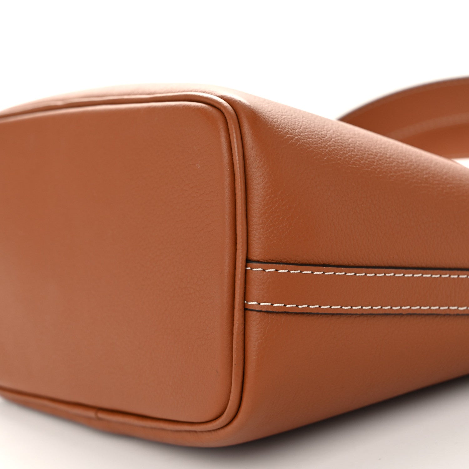 Louis Vuitton Calfskin Lock and Walk Bucket Cognac 10 of 10