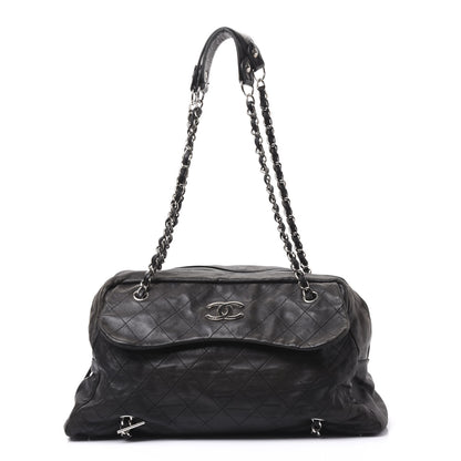 Chanel Lambskin Stitched Shoulder Bag Black 1 of 11