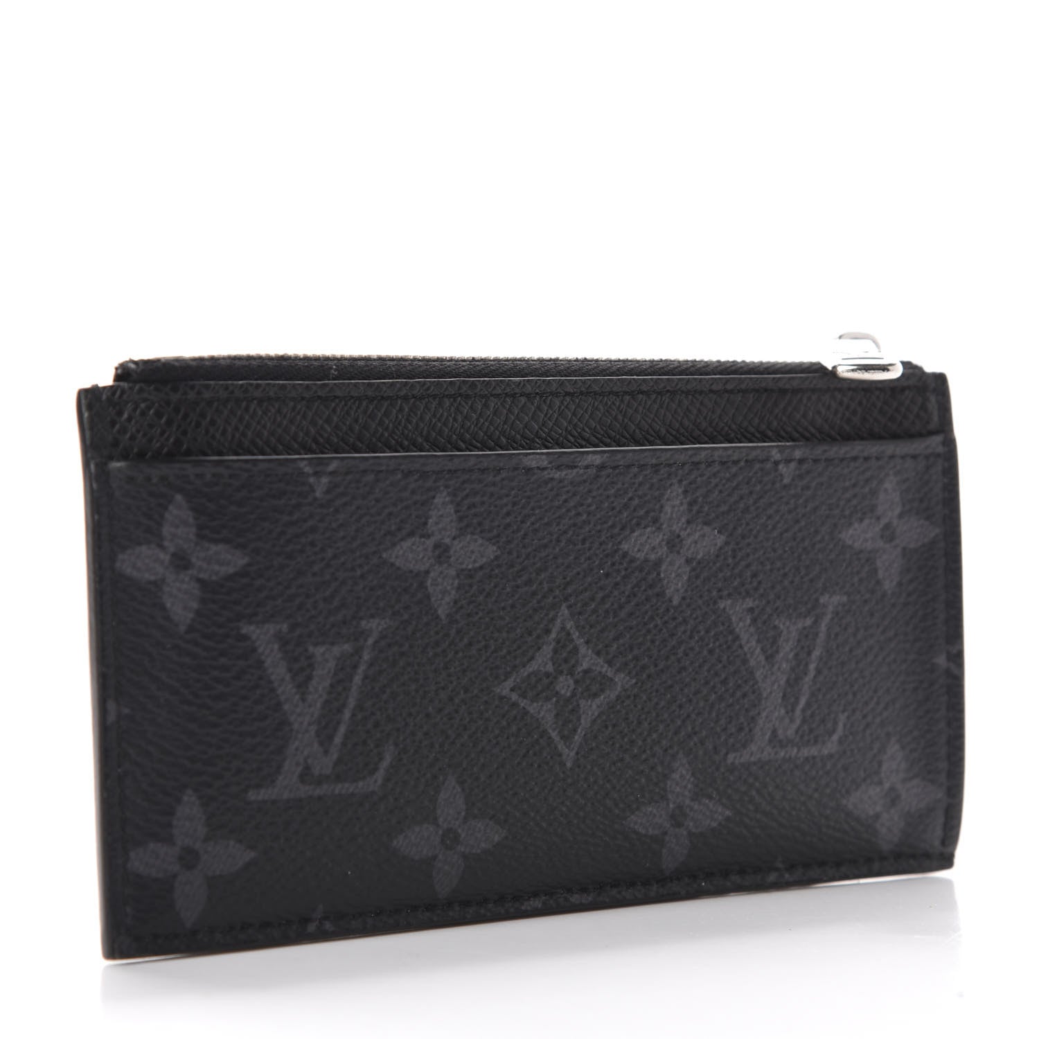 Louis Vuitton Monogram Eclipse Taiga Coin Card Holder 3 of 8