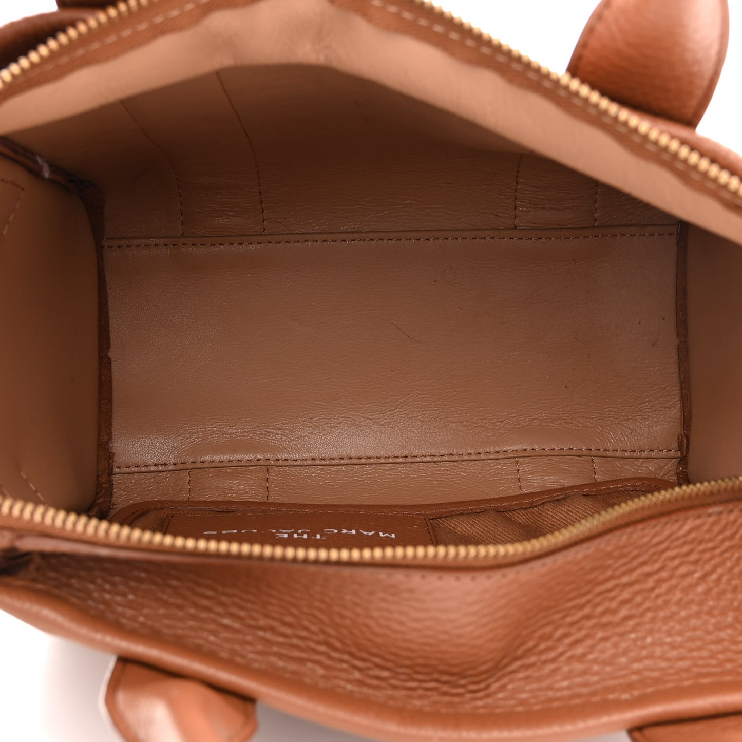 Grained Calfskin Small The Tote Bag Argan Oil