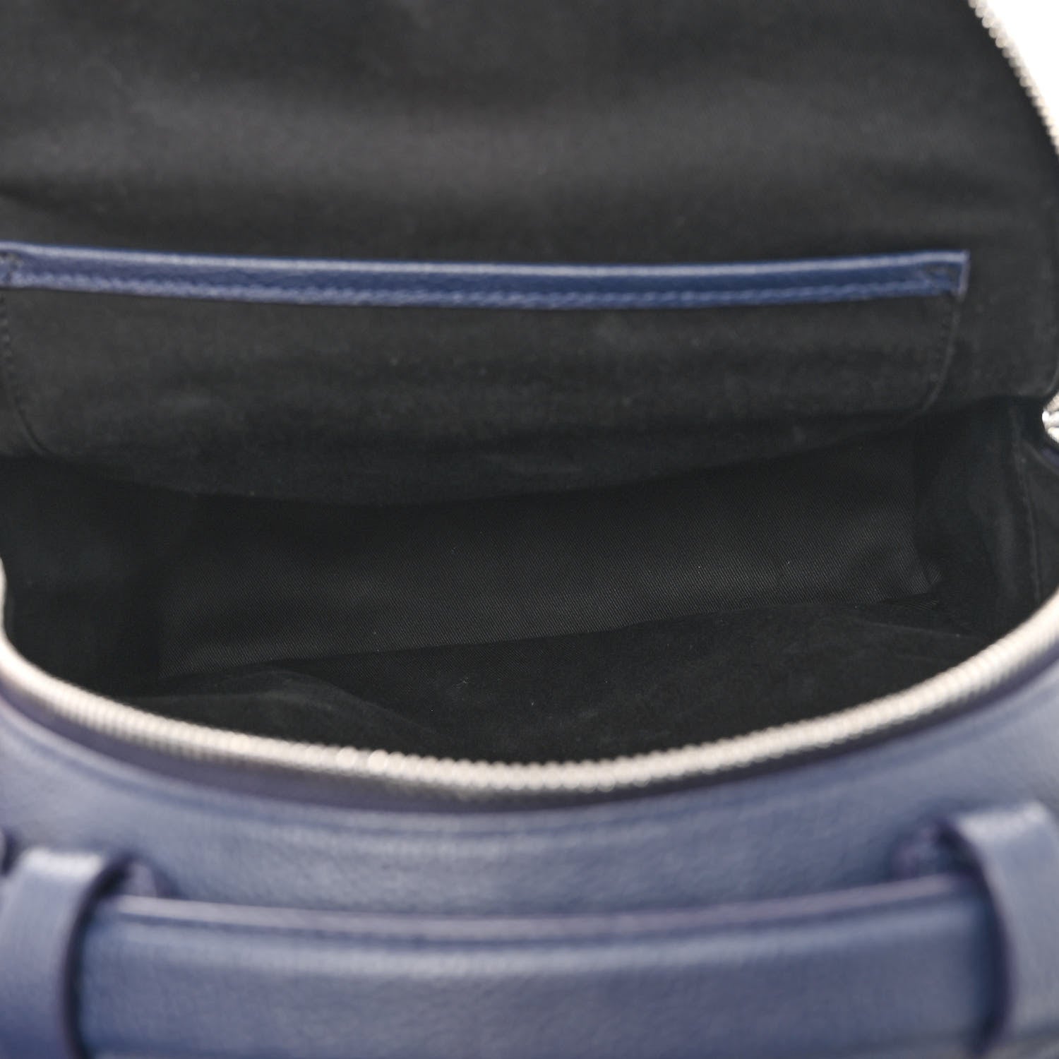 MCM Calfskin Visetos Floral Leopard Klassik Small Stark Backpack Blue Black 6 of 9