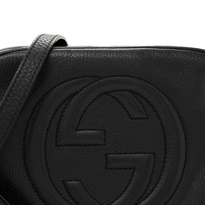 Gucci Pebbled Calfskin Small Soho Disco Bag Black 8 of 19