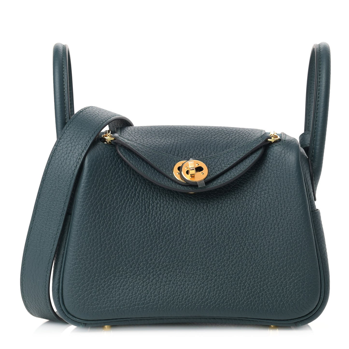 Taurillon Clemence Mini Lindy 20 Vert Cypress