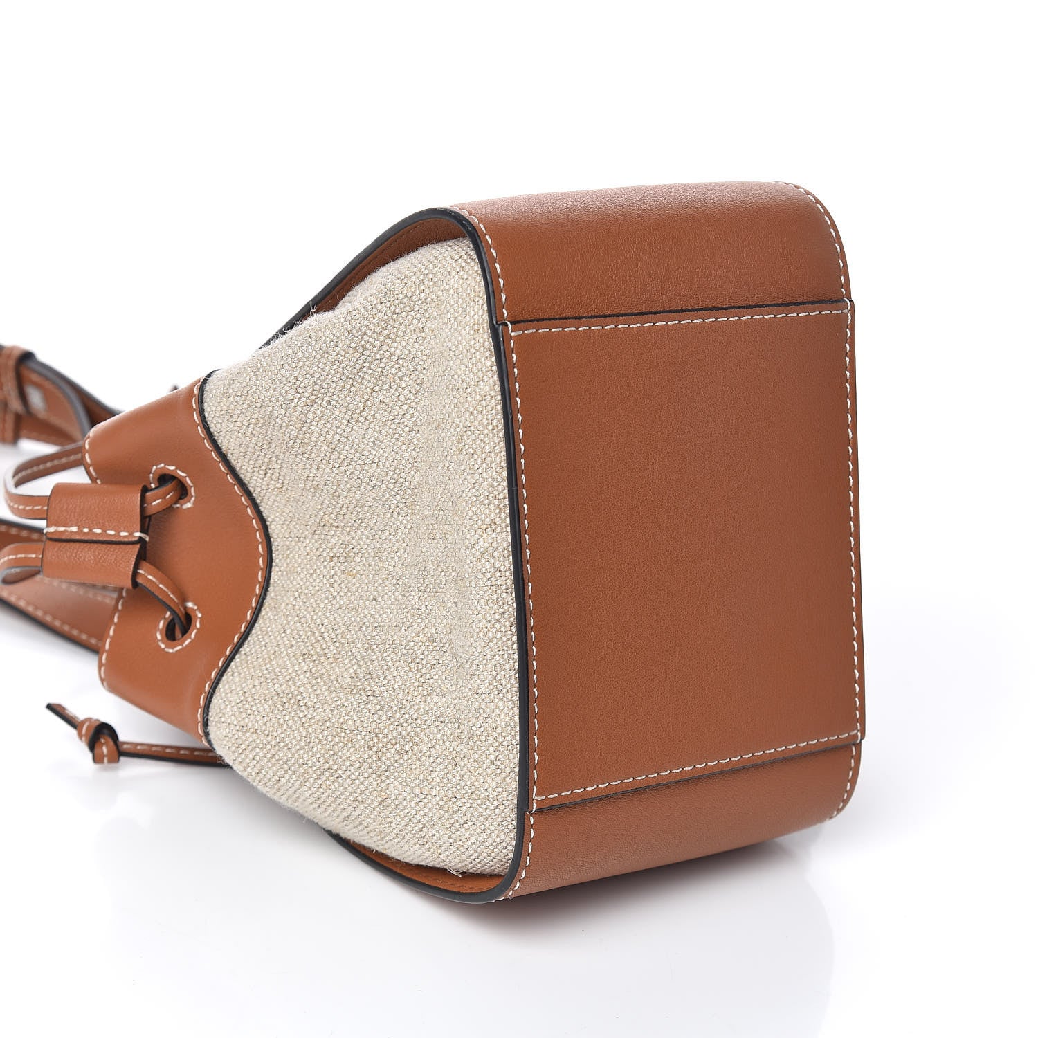 Loewe Calfskin Canvas Mini Hammock Shoulder Bag Natural Tan 5 of 8