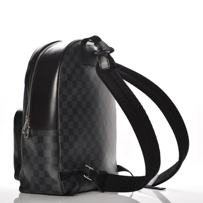 Louis Vuitton Damier Graphite Rope Josh Backpack Blue 3 of 7