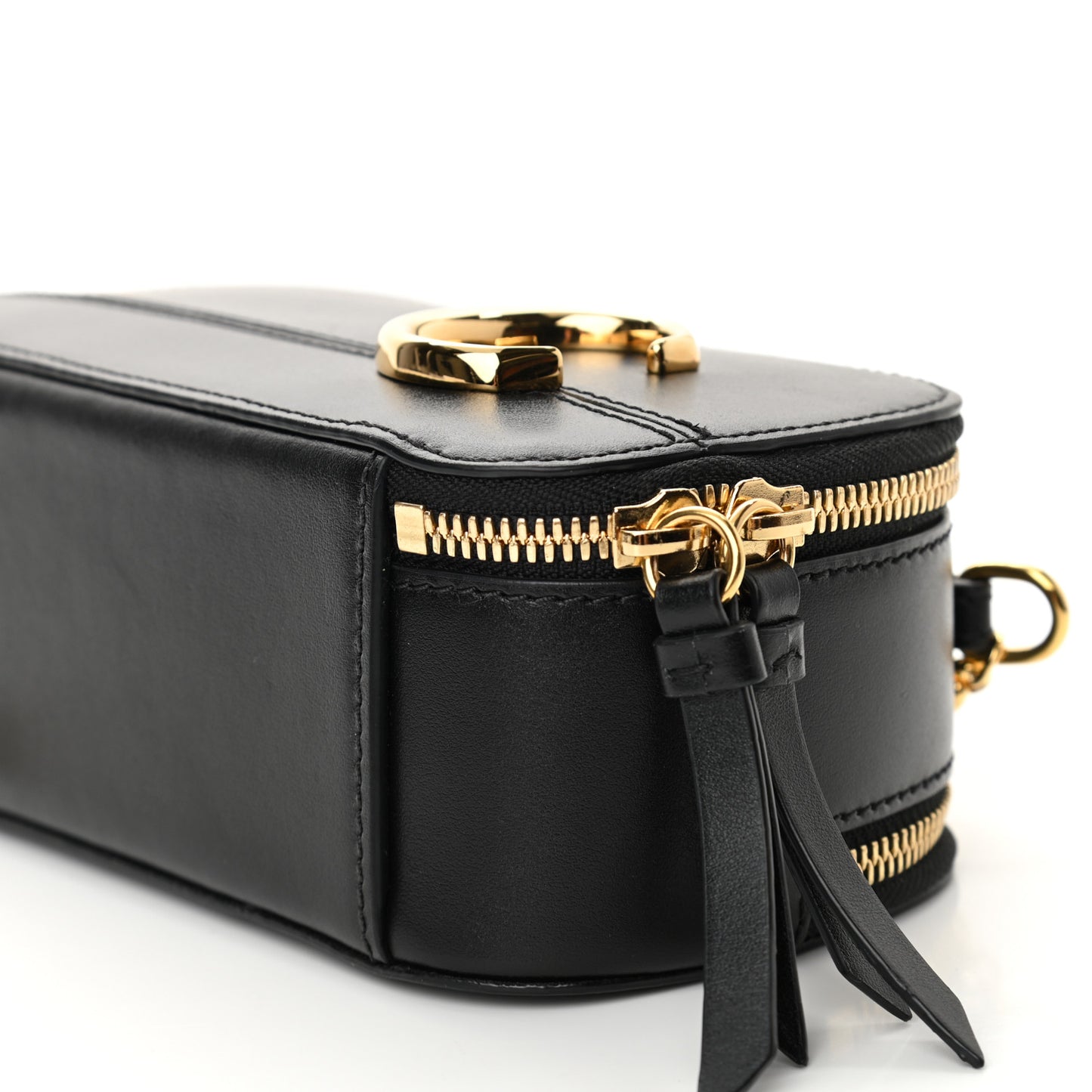 Calfskin Mini C Vanity Bag Black