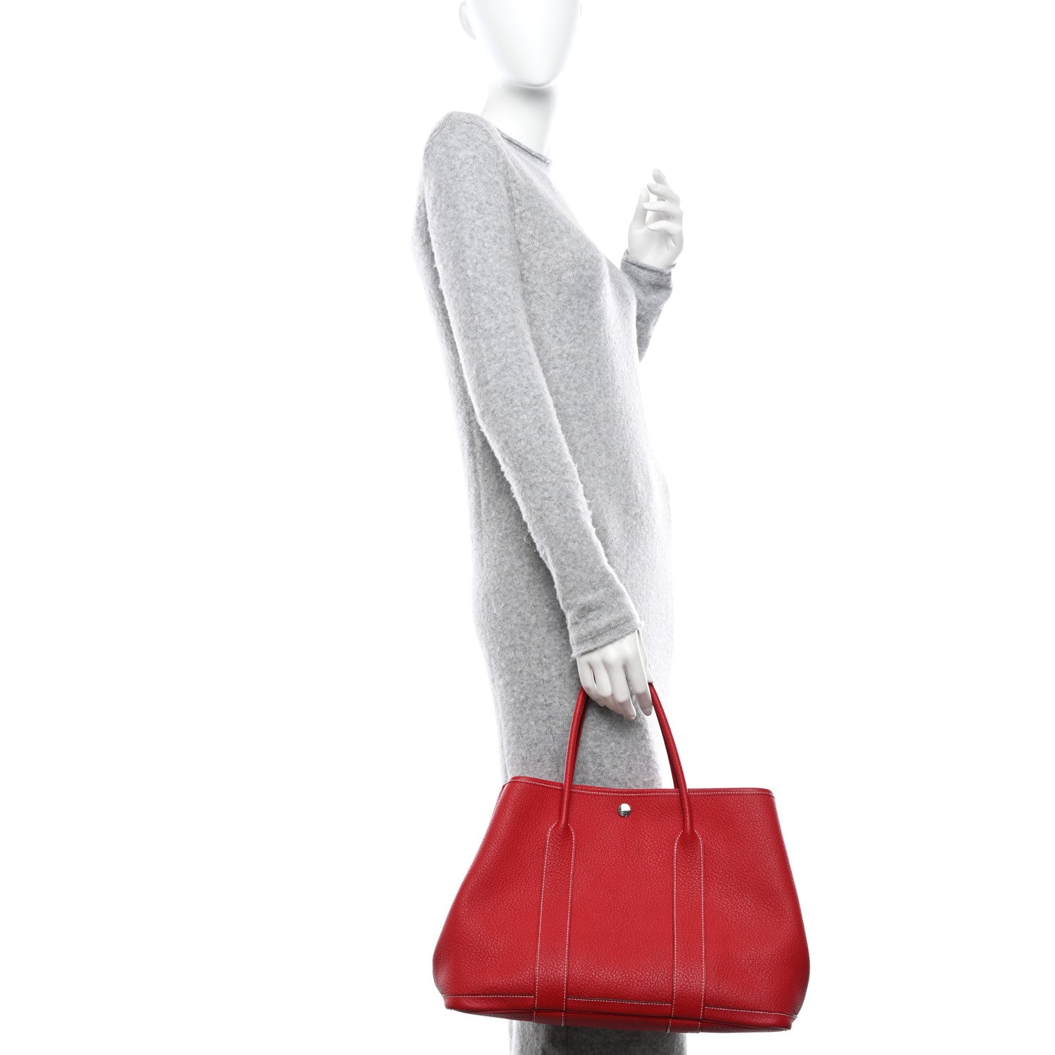 Hermes Negonda Garden Party 36 MM Rouge Casaque 2 of 11