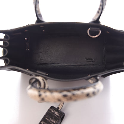 Saint Laurent Grained Calfskin Python Embossed Nano Sac De Jour Black 5 of 11
