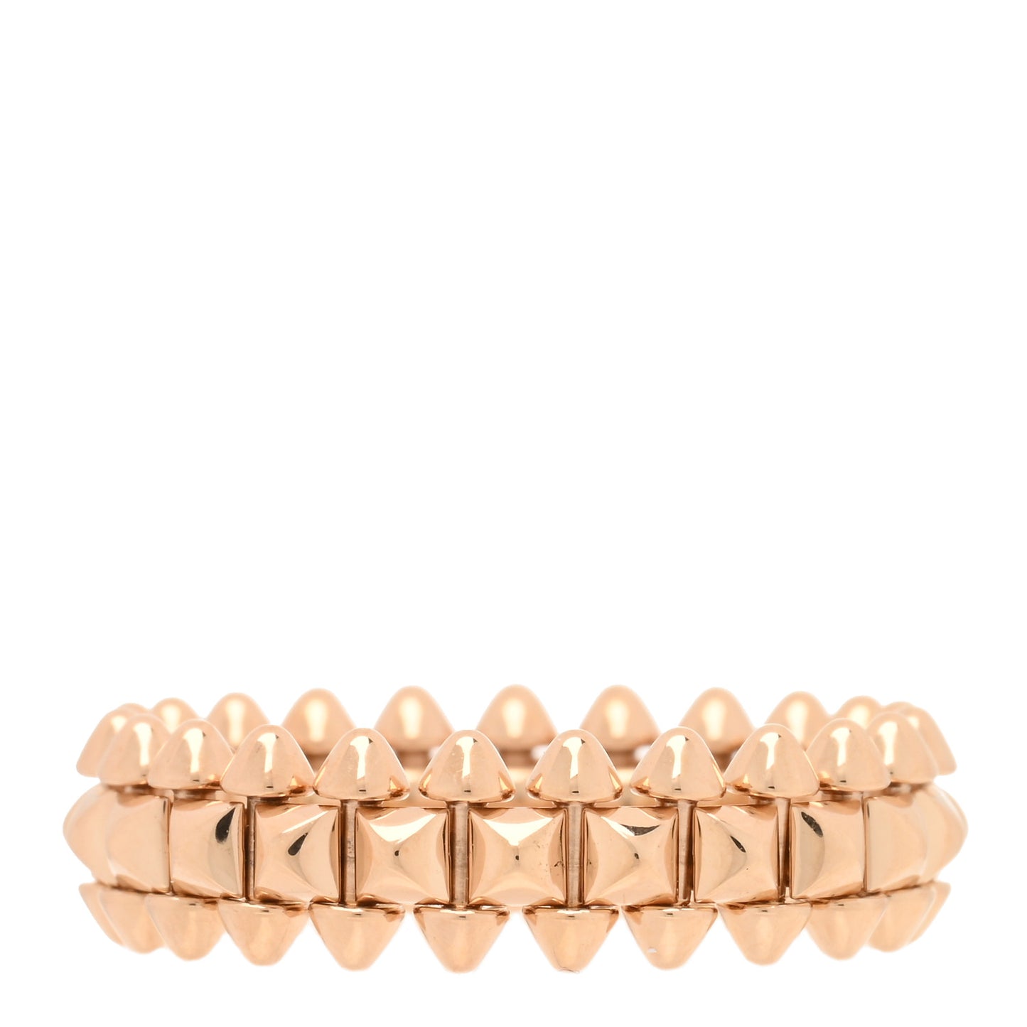 18K Pink Gold SM Clash De Cartier Ring 56 7.5