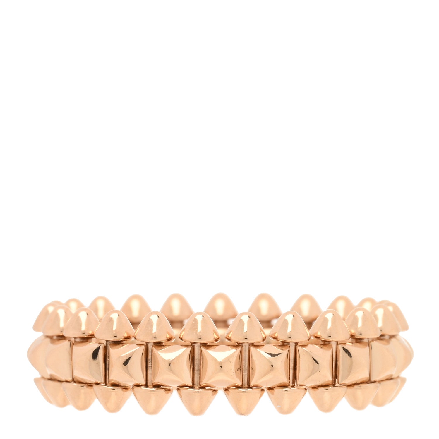 Cartier 18K Pink Gold SM Clash De Cartier Ring 56 7.5 1 of 5