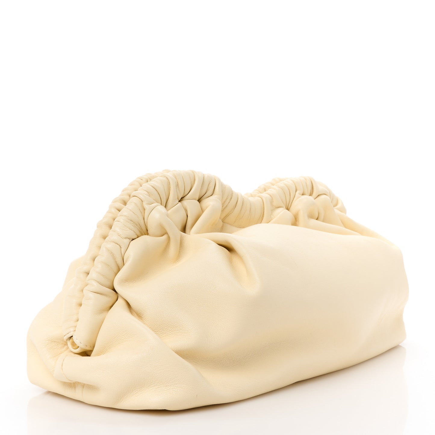 Lambskin Cloud Clutch Crema