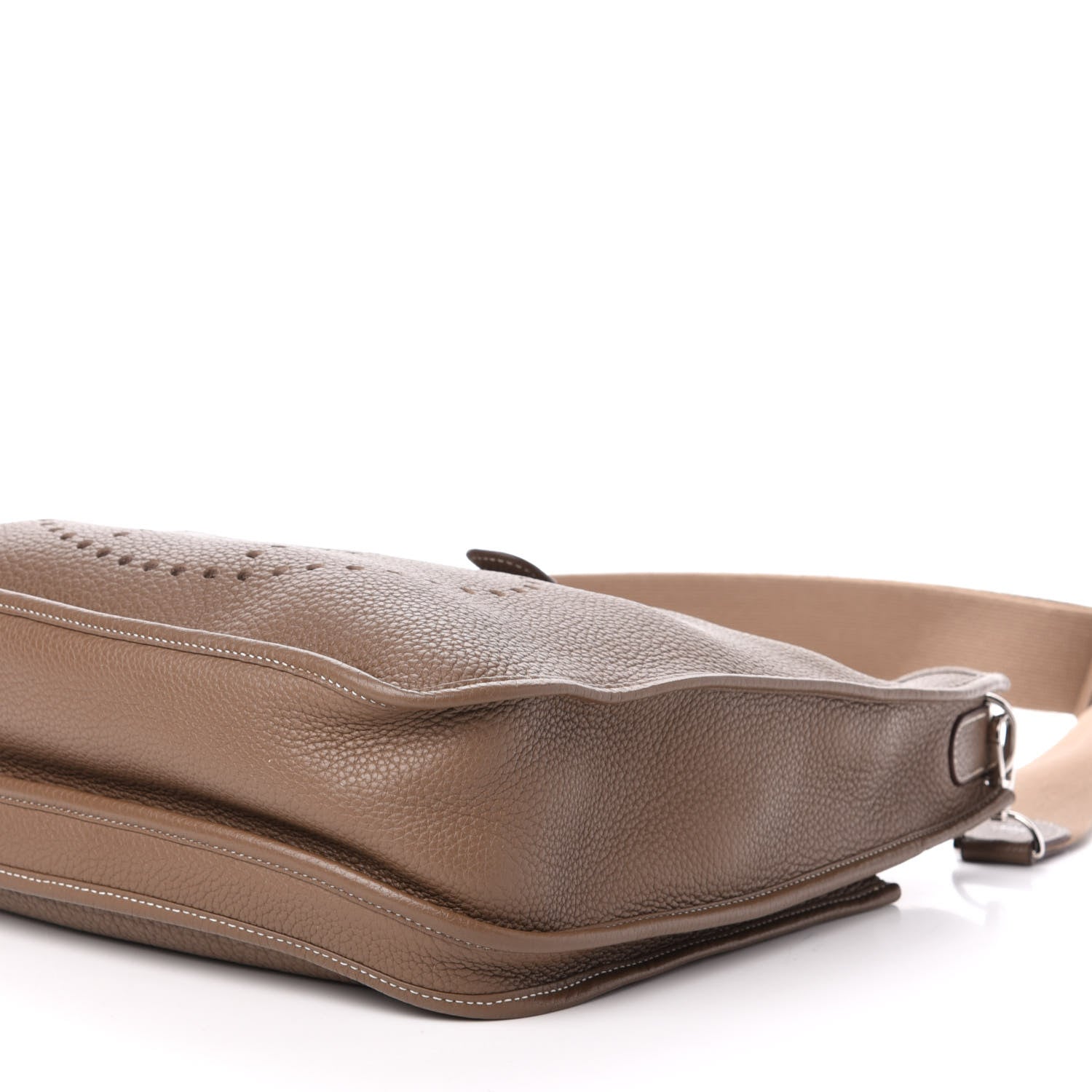 Hermes Taurillon Clemence Evelyne III GM Etoupe 9 of 11