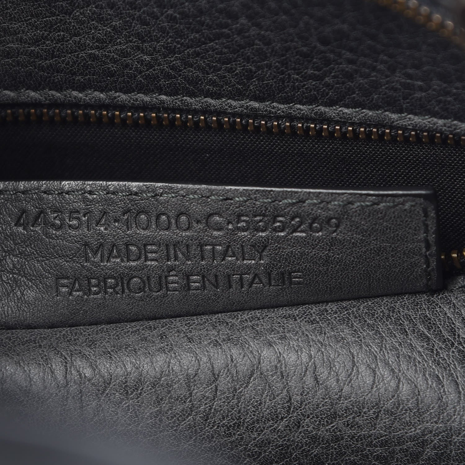 Balenciaga Veau Soyeux Perforated Blackout Hardware City Black 8 of 10