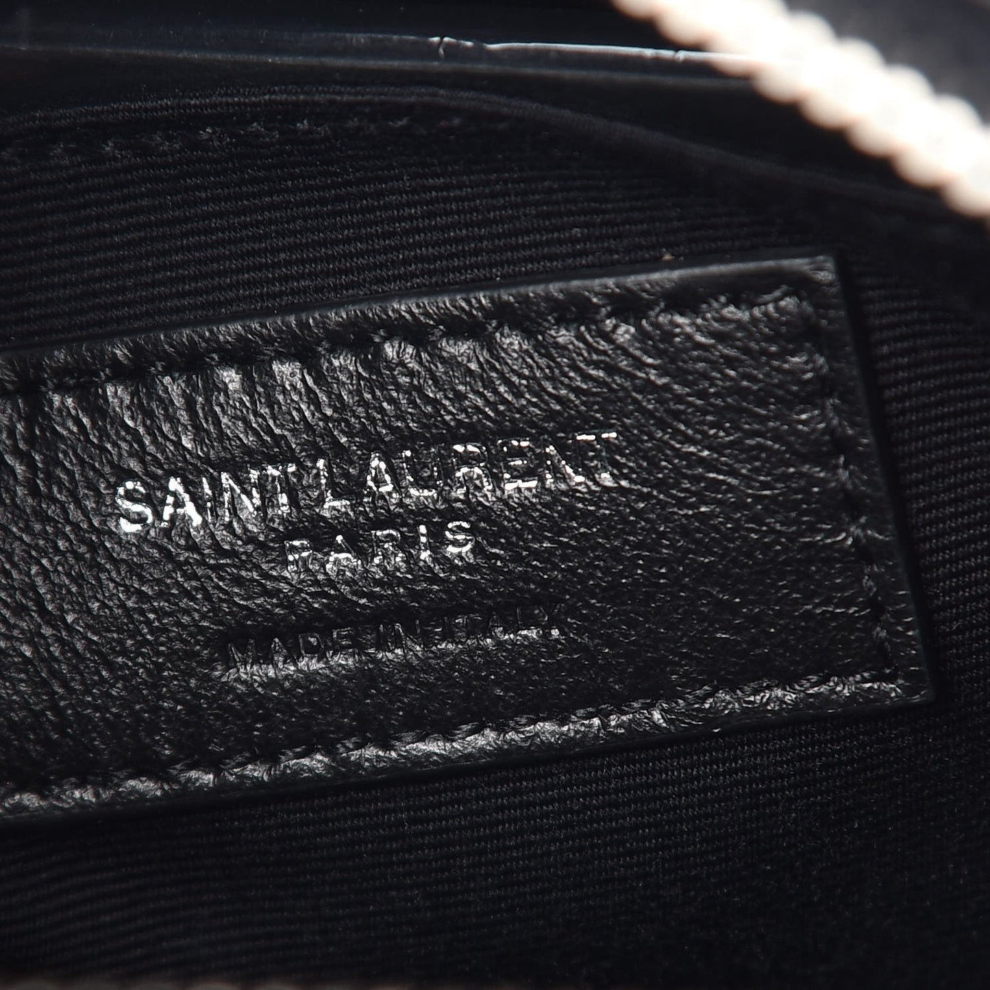Raffia Canvas Monogram Lou Camera Bag Black