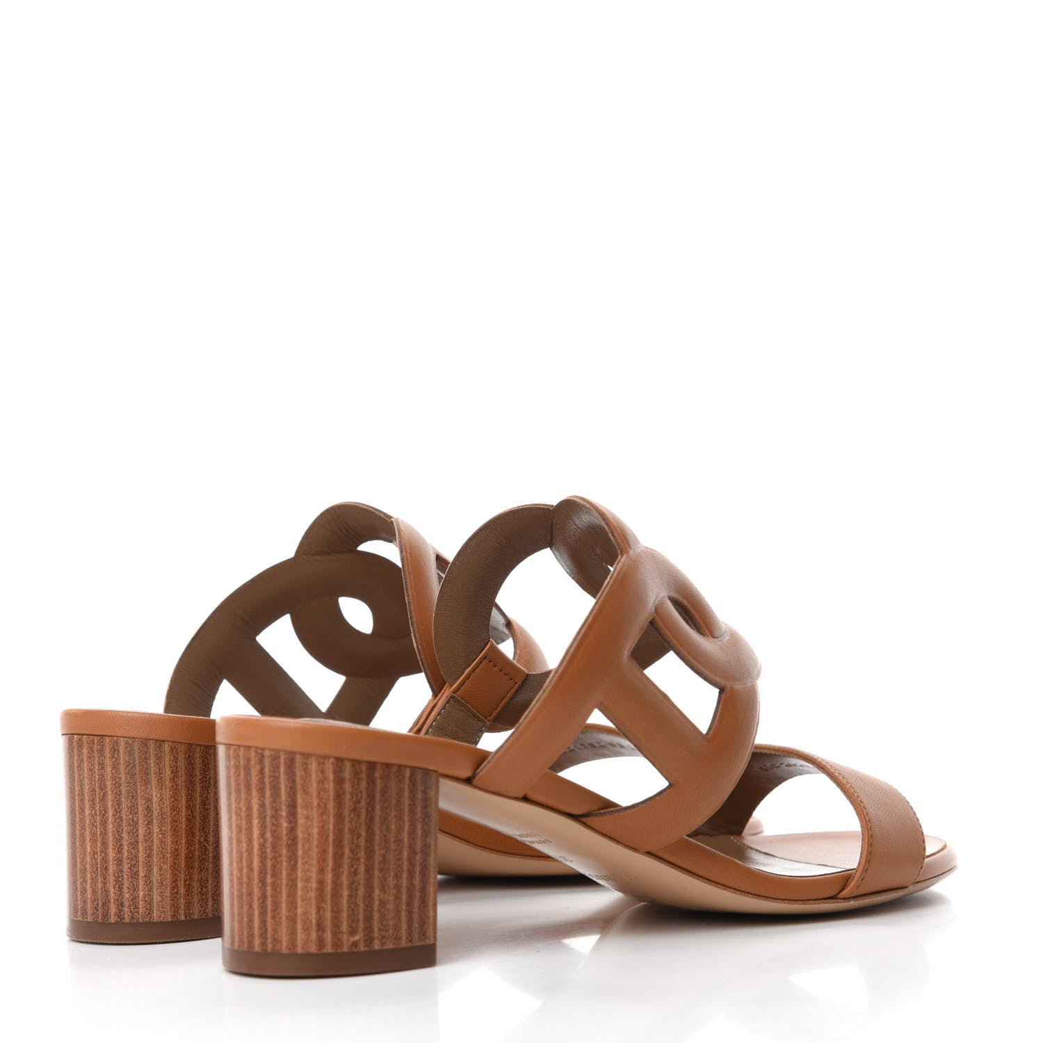 Hermes Nappa Bikini Sandals 37 Gold 4 of 9