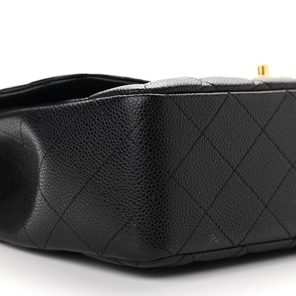 Chanel Caviar Quilted Jumbo Single Flap Black 8 of 12