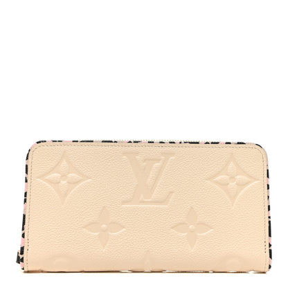 Louis Vuitton Empreinte Monogram Giant Wild At Heart Zippy Wallet Creme 1 of 10