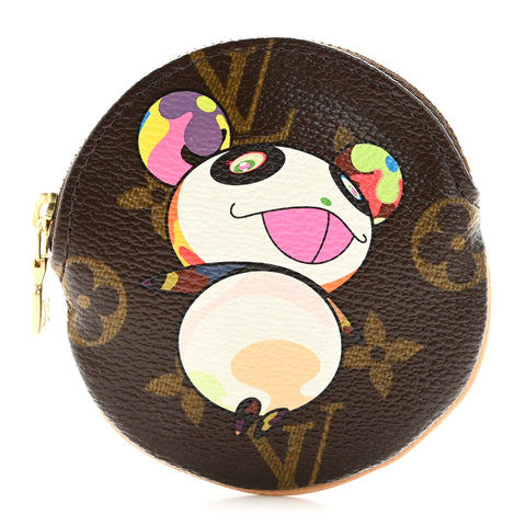 Monogram Panda Round Coin Purse