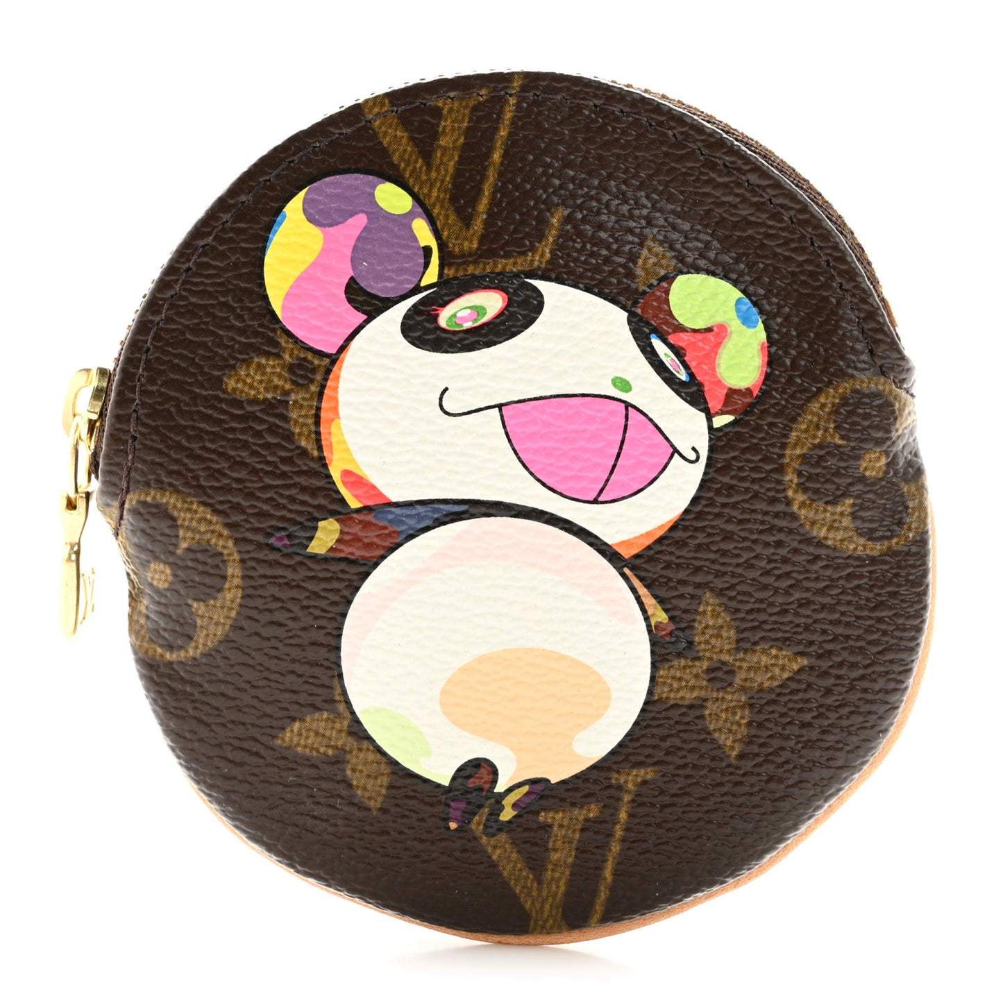 Monogram Panda Round Coin Purse