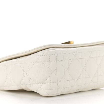 Christian Dior Lambskin Cannage Small Caro Bag Ivory 9 of 10