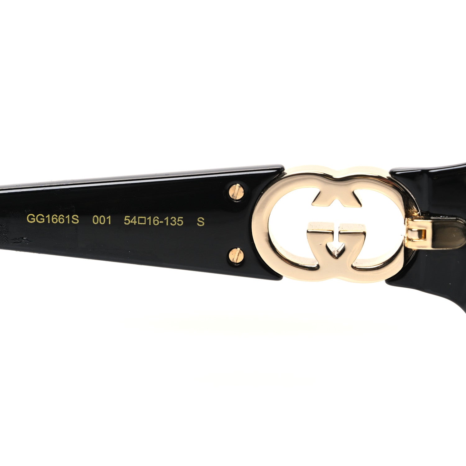 Gucci Acetate Rectangular Frame Sunglasses GG1661S Black 6 of 7