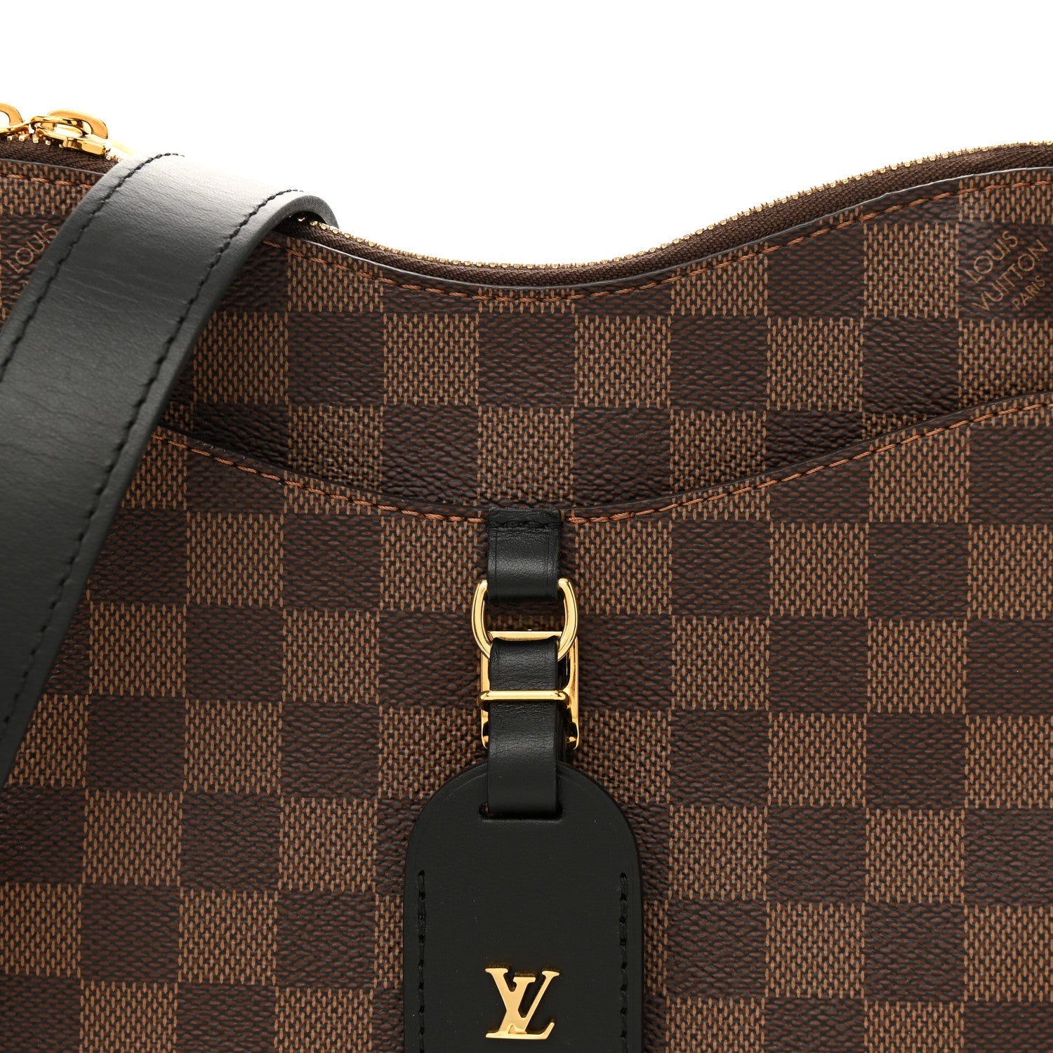 Louis Vuitton Damier Ebene Odeon PM Black 7 of 9