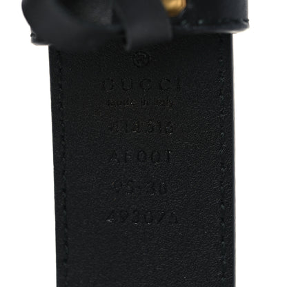 Gucci Calfskin Double G 30mm Belt 95 38 Black 4 of 6