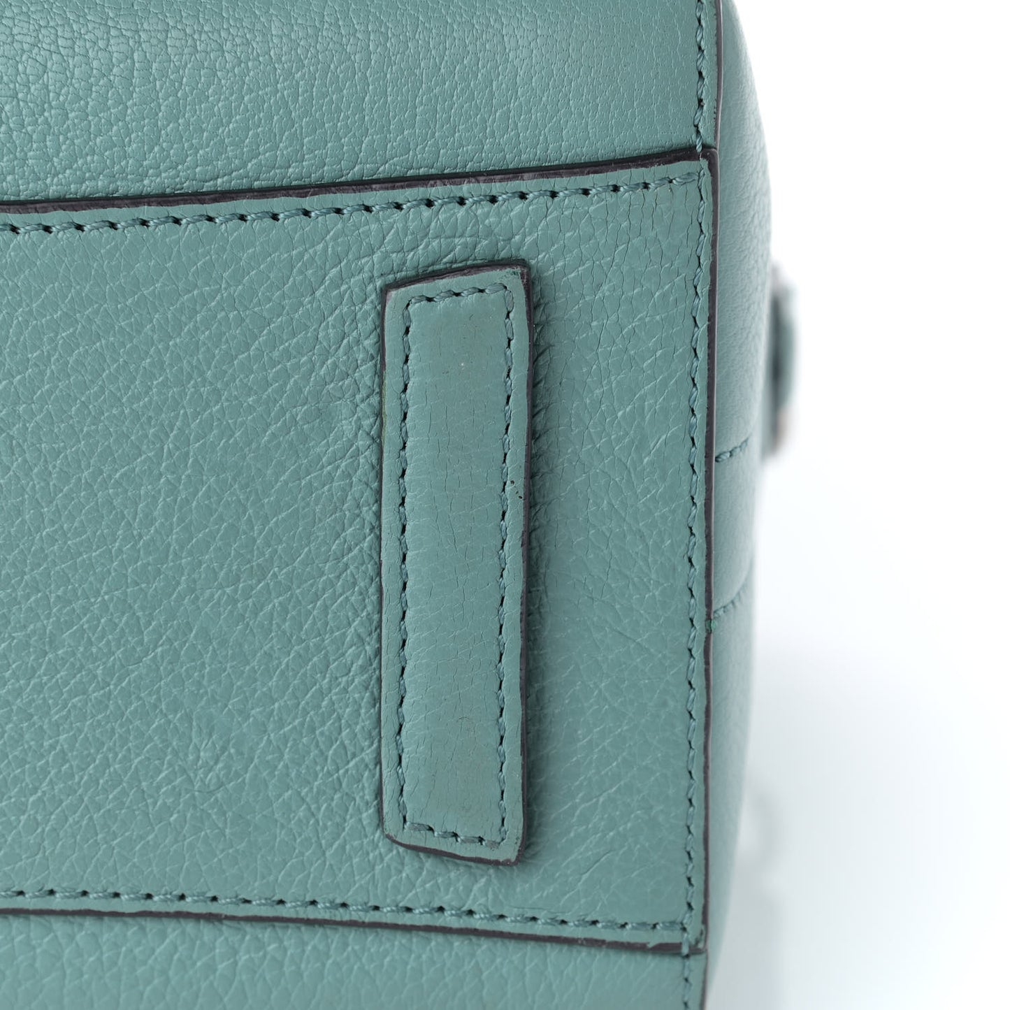 Sugar Goatskin Mini Antigona Aqua