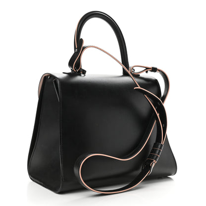Delvaux Boxed Calfskin MM Magic Brillant Satchel Black Multicolor 3 of 17