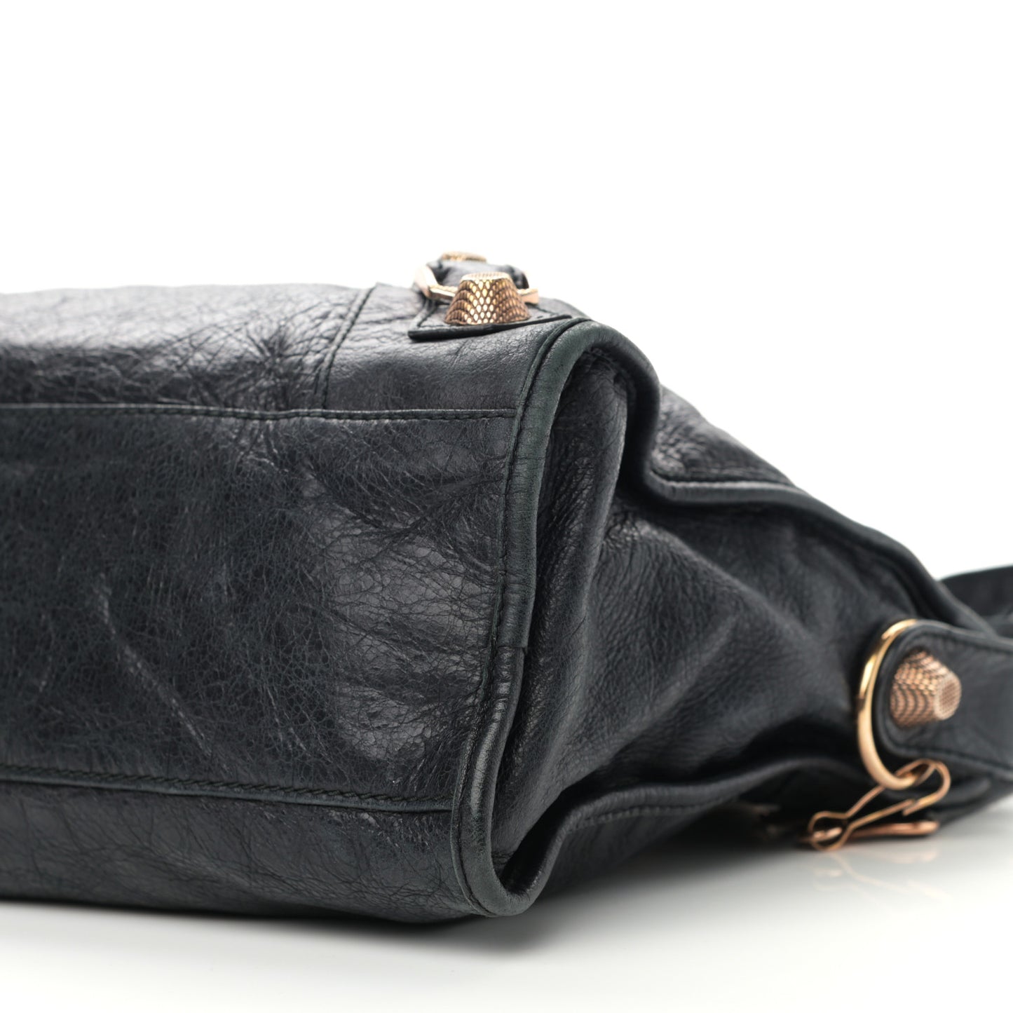 Agneau Giant 21 Rose Gold Hardware City Black