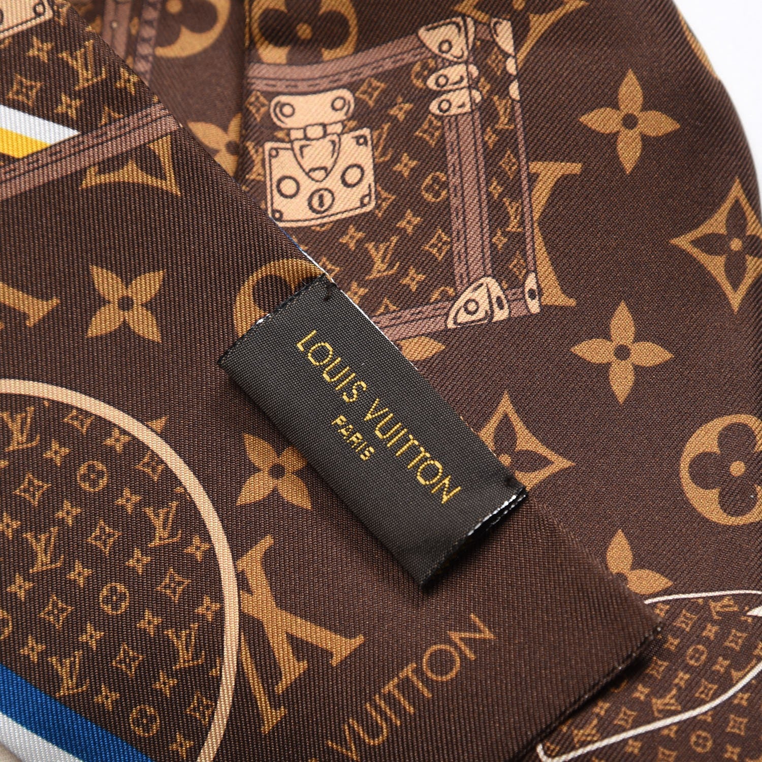 Louis Vuitton Silk Monogram Trunks Bandeau 3 of 4
