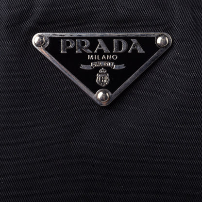 Prada Nylon Vela Flat Messenger Bag Black 7 of 9