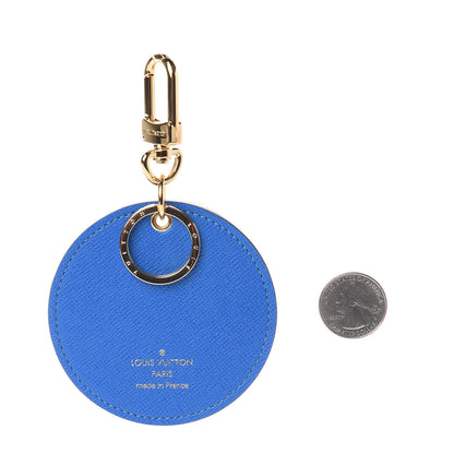 Louis Vuitton Monogram 2019 Christmas Animation Venice Bag Charm Key Ring Blue 2 of 3