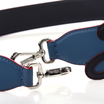 Fendi Vitello Century Elaphe Open Your Heart Bi-Color Strap You Balena Black 7 of 7