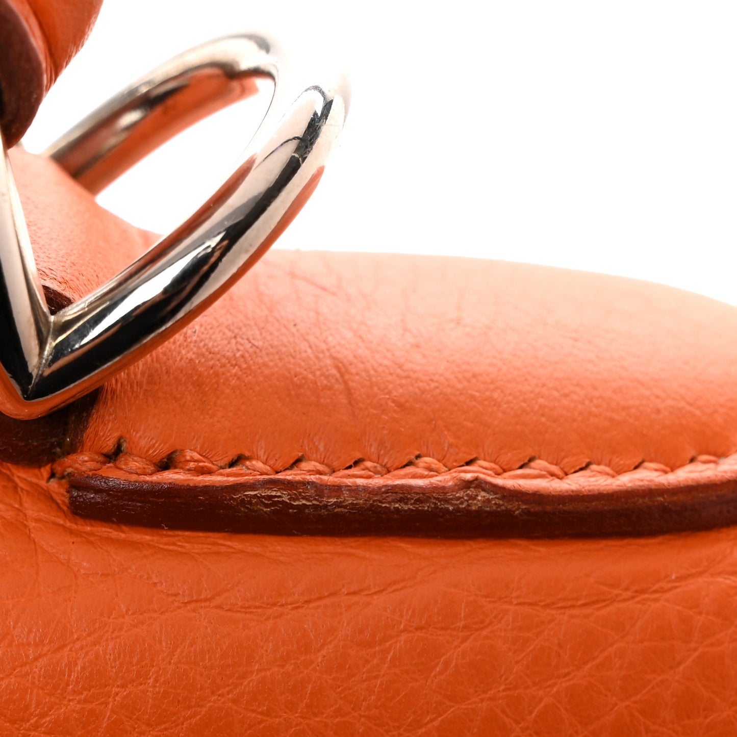 Taurillon Clemence Voyage Kelly 50 Orange