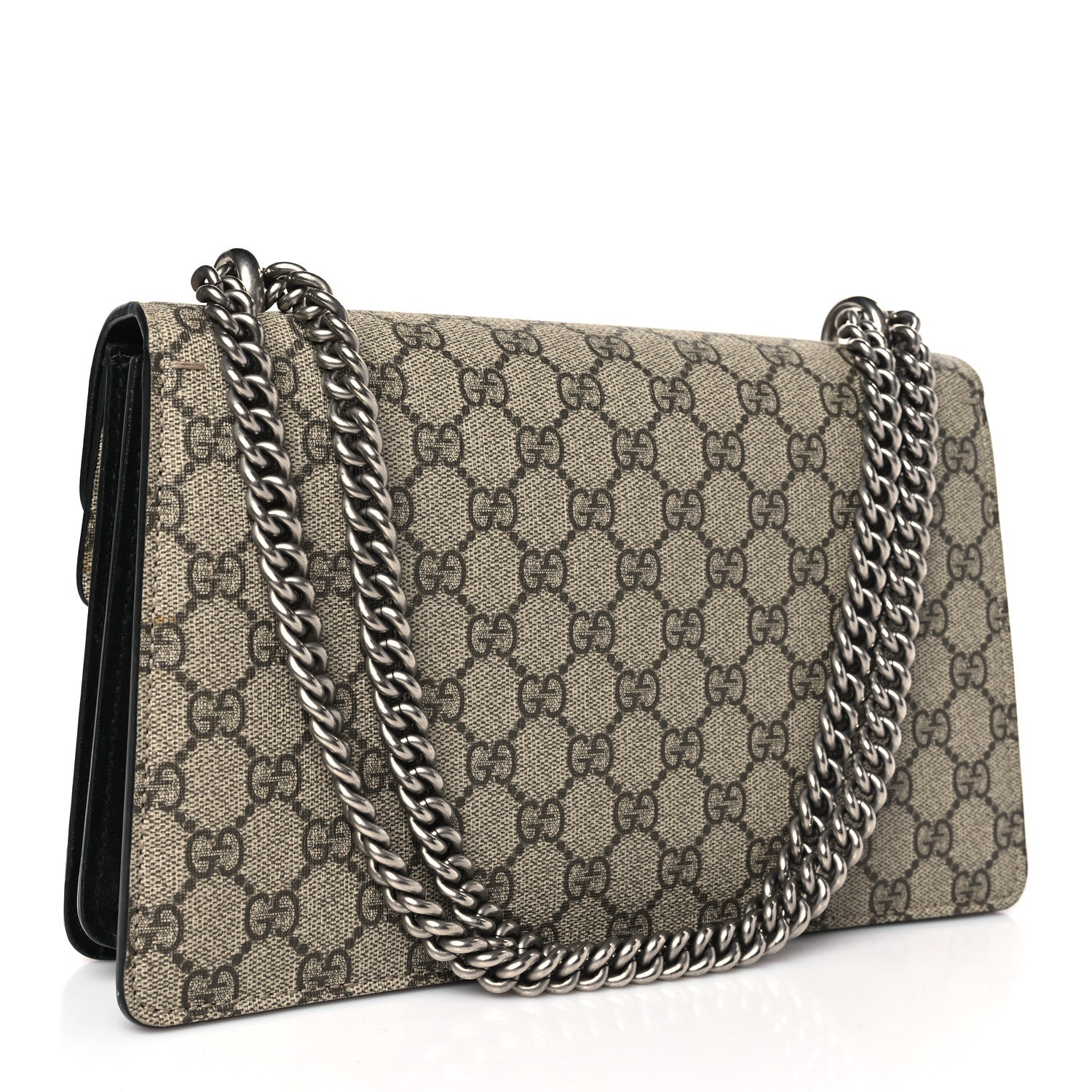 Gucci GG Supreme Monogram Small Dionysus Shoulder Bag Black 3 of 9
