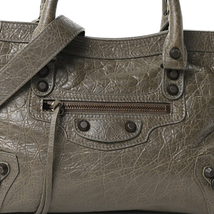 Balenciaga Agneau Arena Classic Hardware Small Le City Army Green 8 of 10