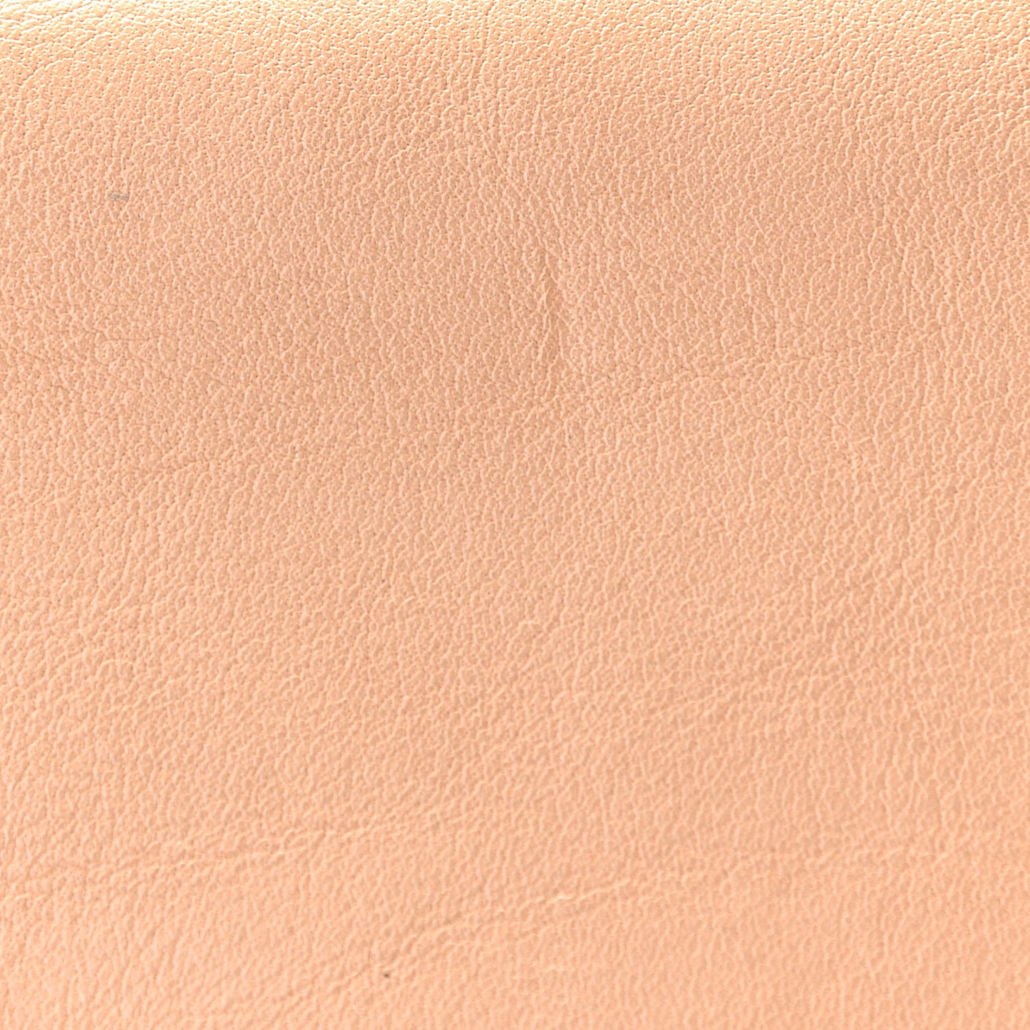 Shiny Small Grain Calfskin Bi-Color Kiss Hobo Sandy Beige