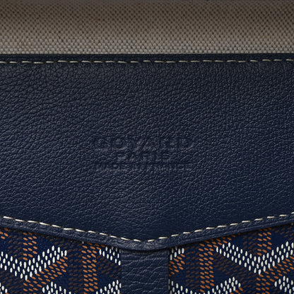 Goyard Goyardine Calfskin Cisalpin Backpack Navy Blue 6 of 8