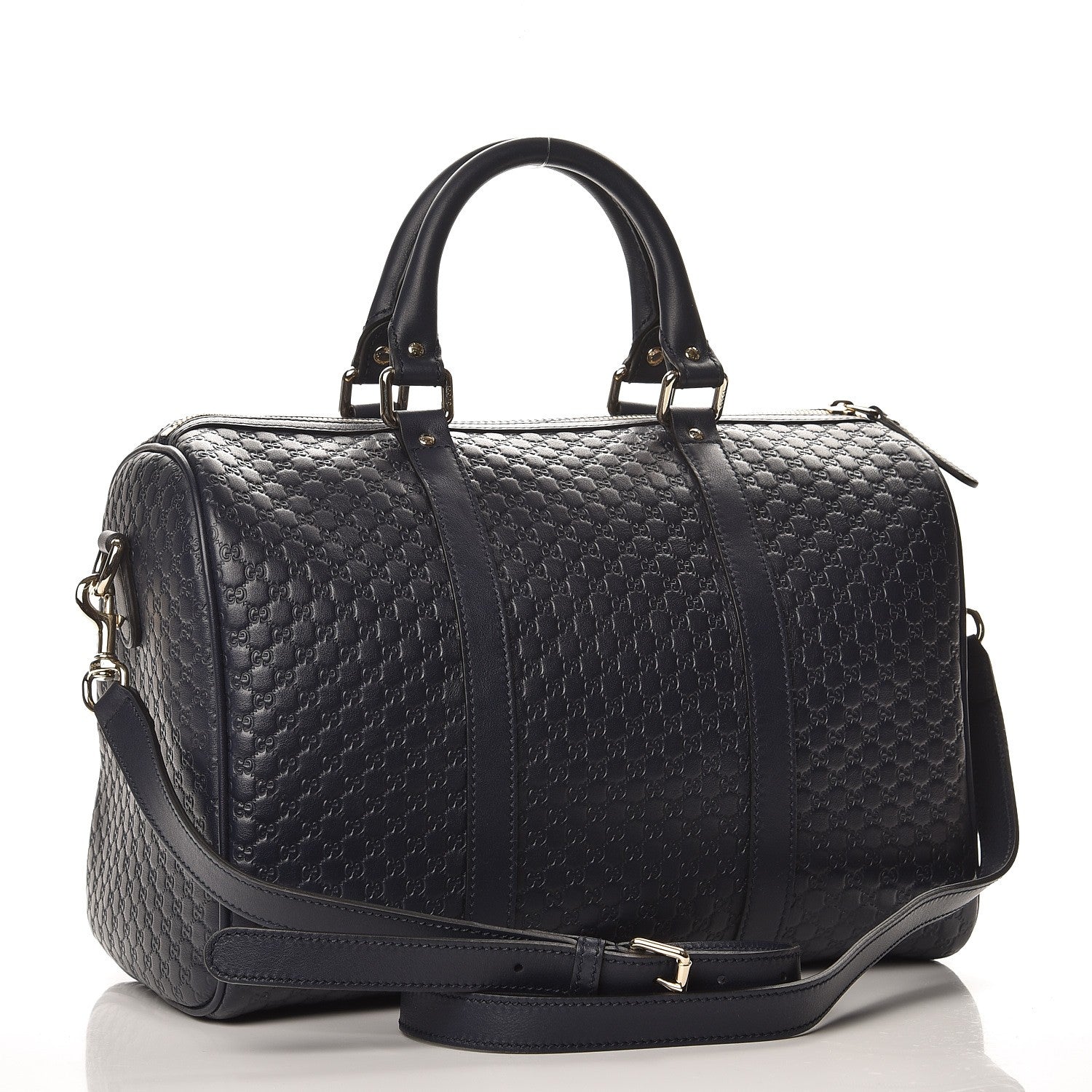 Gucci Microguccissima Medium Boston Navy 4 of 9