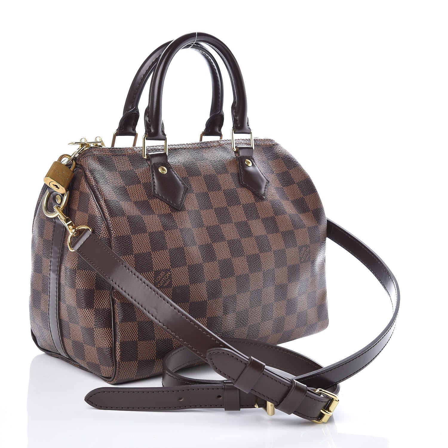 Louis Vuitton Damier Ebene Speedy Bandouliere 25 3 of 13