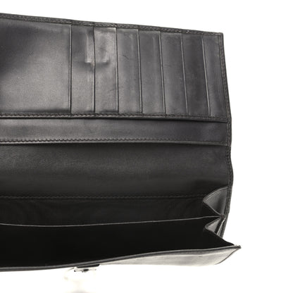 Gucci Monogram Horsebit Continental Wallet Dark Brown 6 of 9