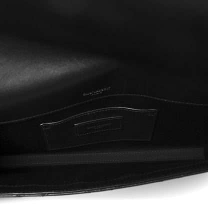 Saint Laurent Lambskin Quilted Kate Clutch Black 5 of 9