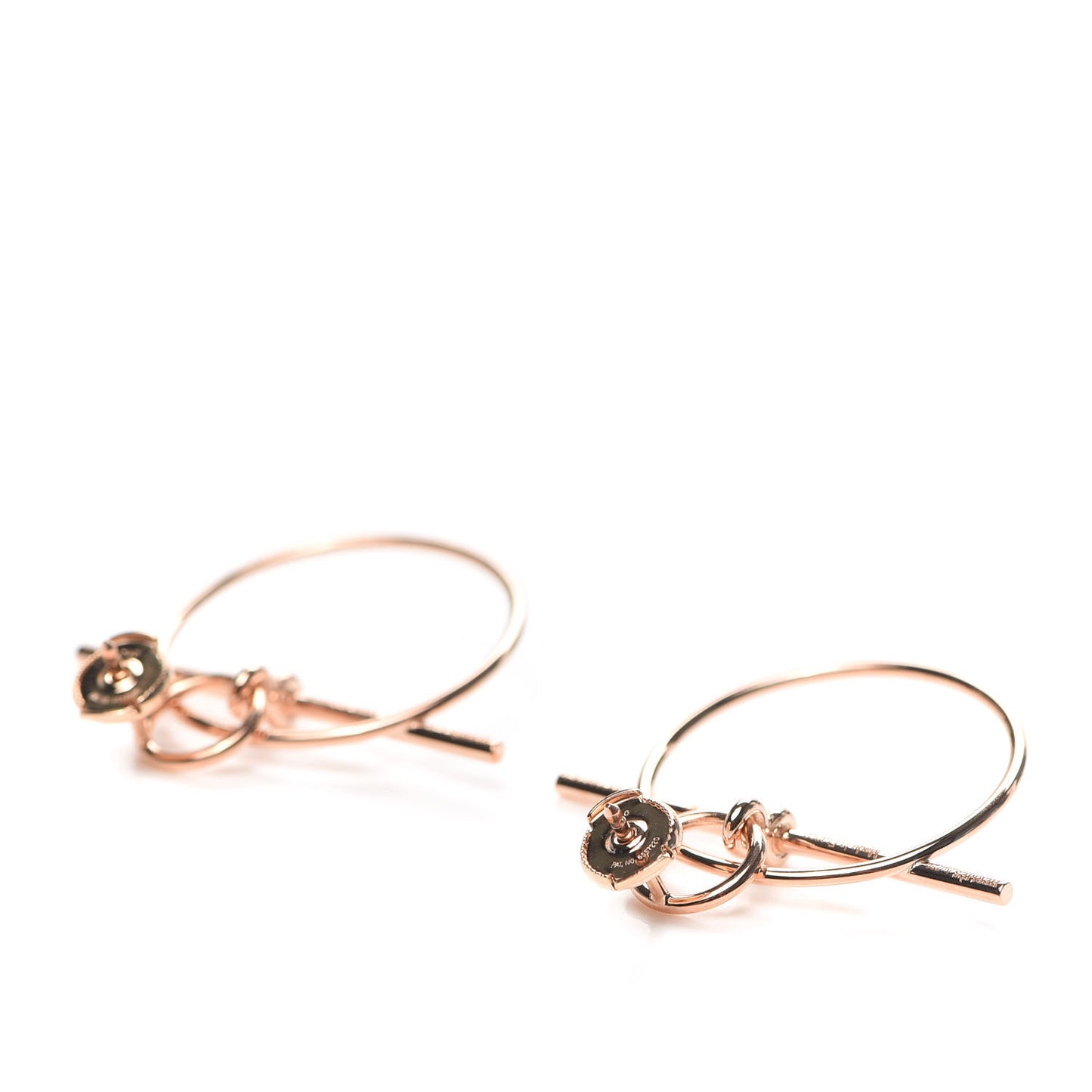 18K Rose Gold PM Loop Earrings